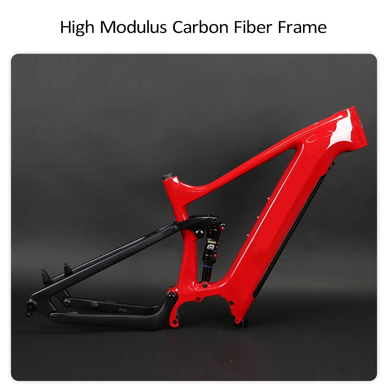 Carbon Fiber MID Drive Rockshox Full Suspension Emtb Electric Mountain Bike