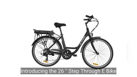 26′′ Step Through E Bike Urban City Electric Bicycle 250W Budget E Bicycle