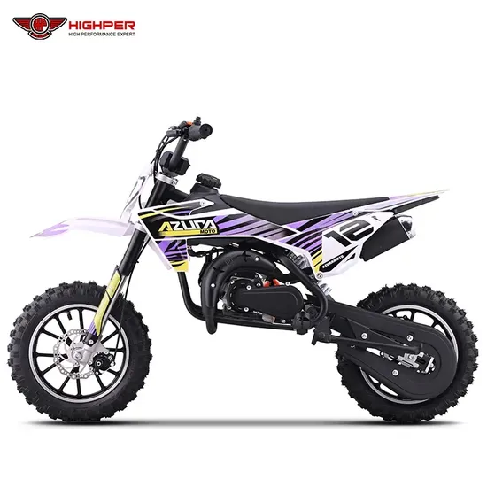2 Strokes Gasoline Mini Dirt Bike for Kids 49cc Motorcycle 