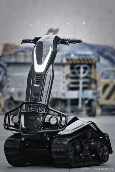 Extreme Terrain Electric Dual Track Snow and Dirt Bike 
