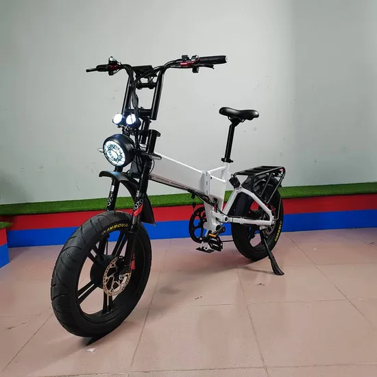 Folding Electric Bike Dual Motor 2000W 52V 21ah 60kmh Fat Ebike 