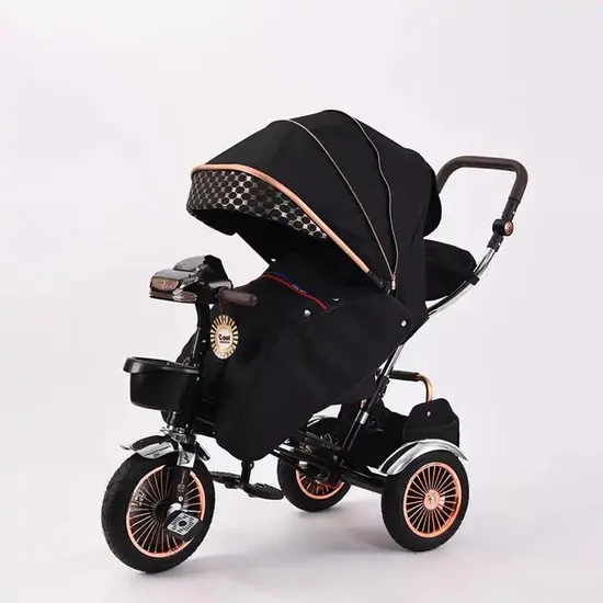 3 in 1 Anti Rollover Three Wheels Children Riding Trike Bicycle Kids Mini Tricycles with Pedals 